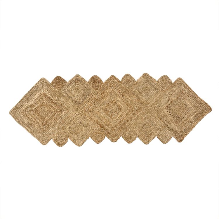 Dream Diamonds Jute Rug 2x4.5
