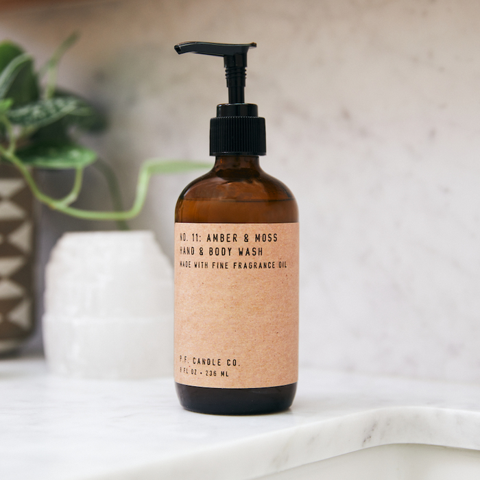 8oz. Hand & Body Wash Amber & Moss