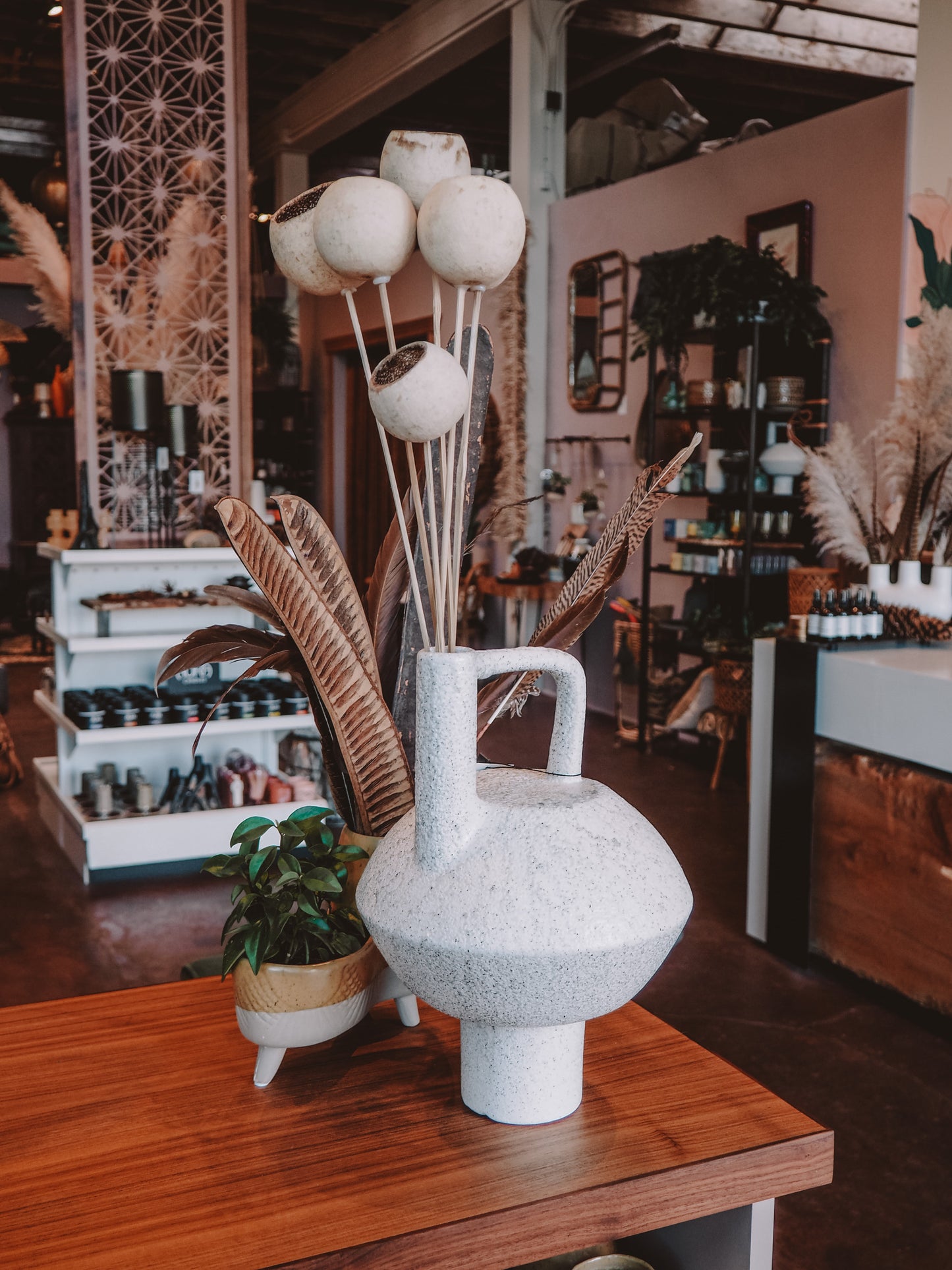 White Terracotta Vase