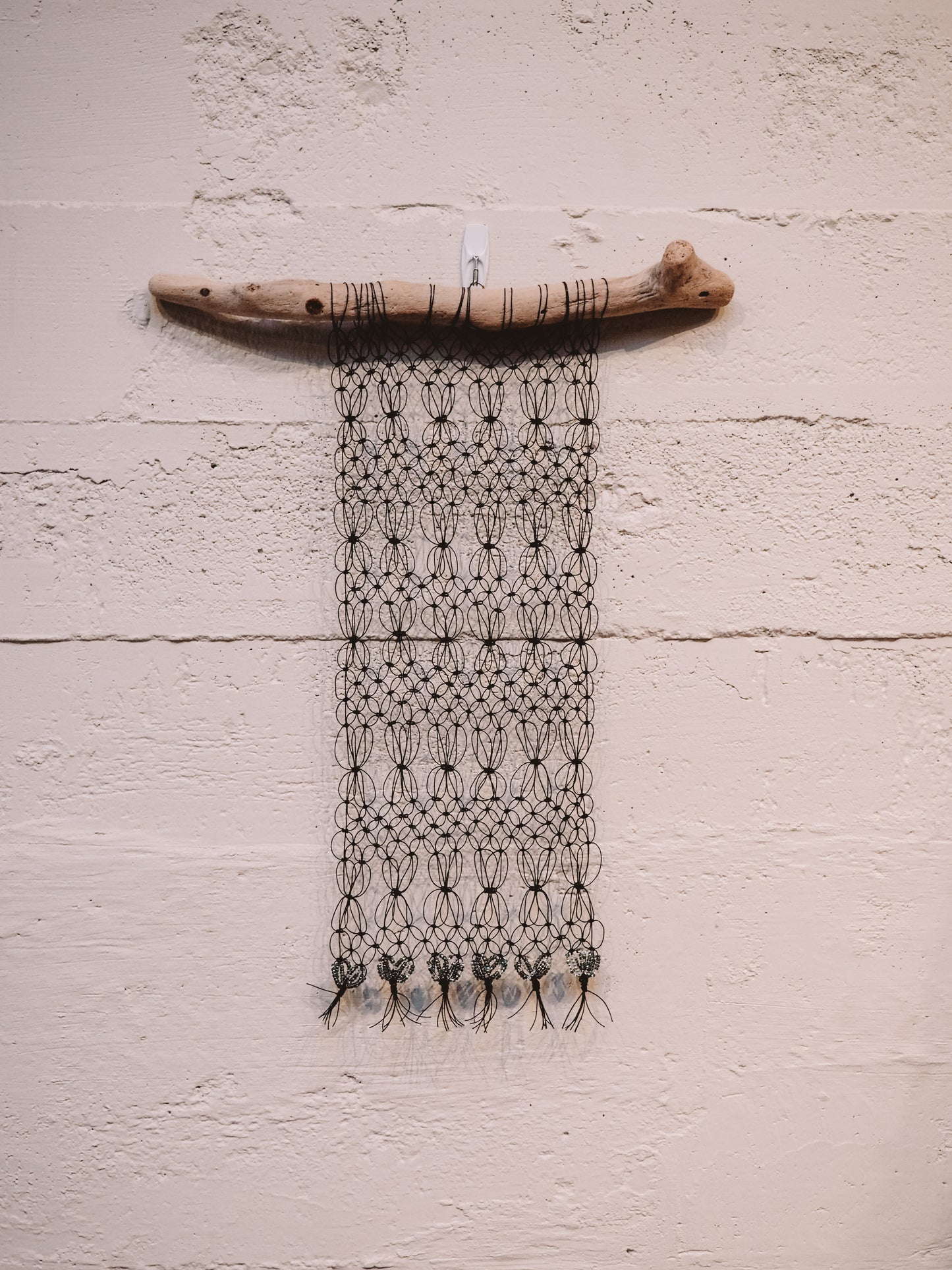 Black Beaded on Driftwood