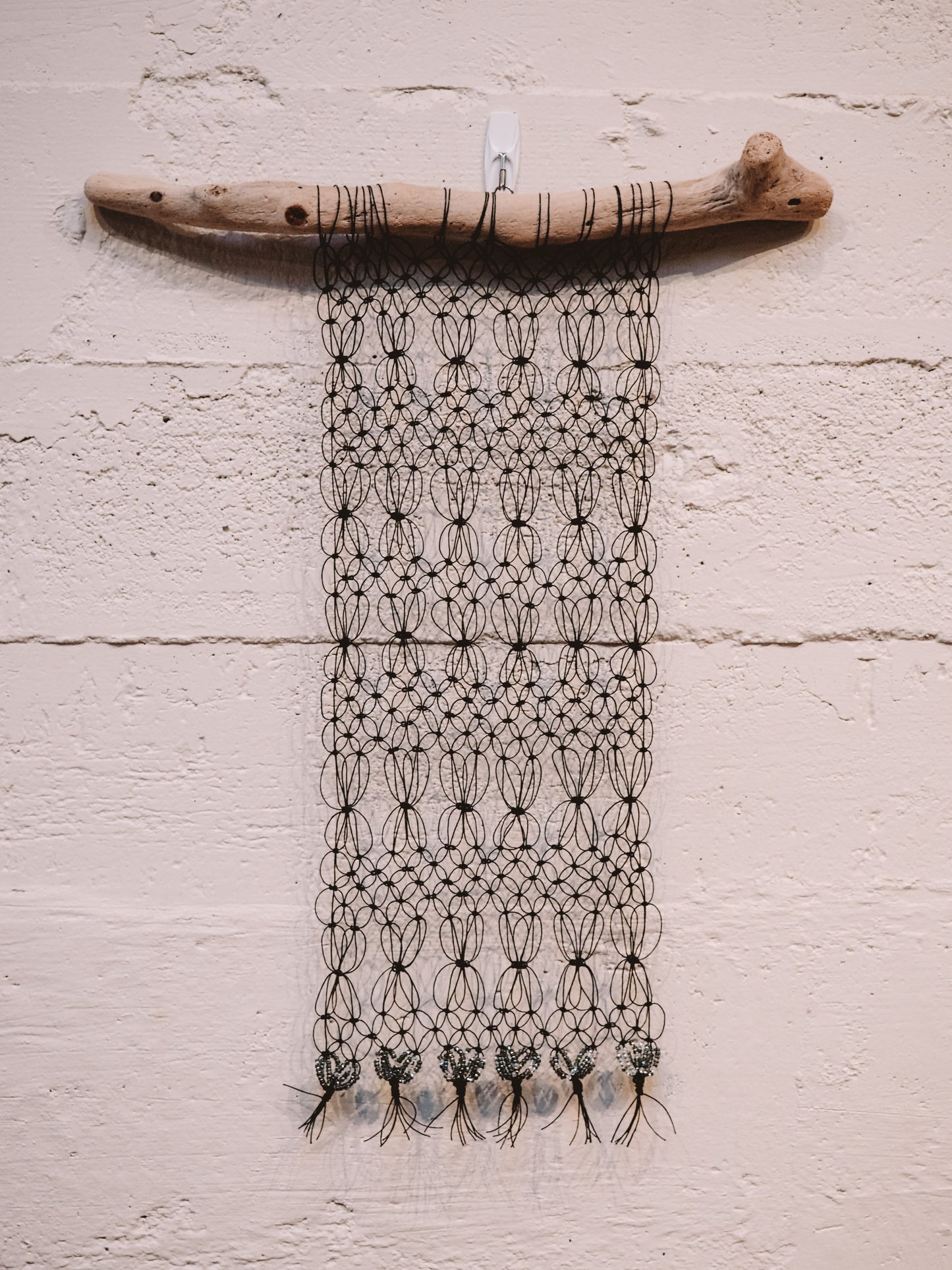Black Beaded on Driftwood