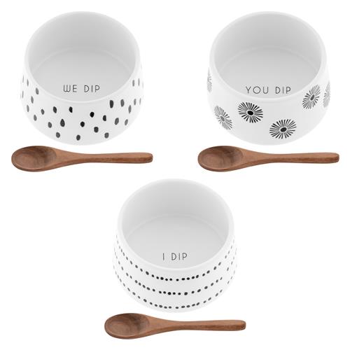 Milo Dip Bowl w/ Spoon