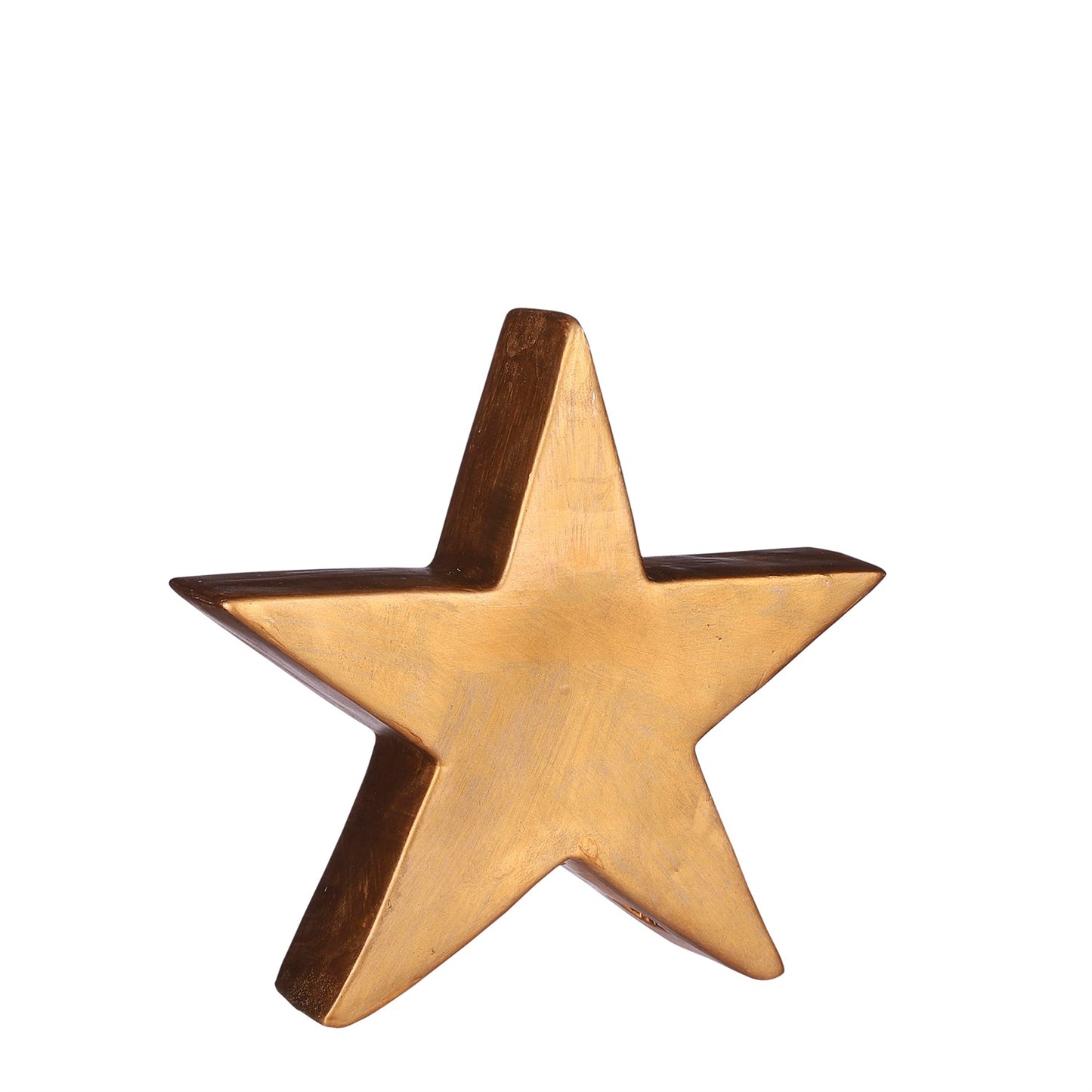 Large Porcelain Copper Star