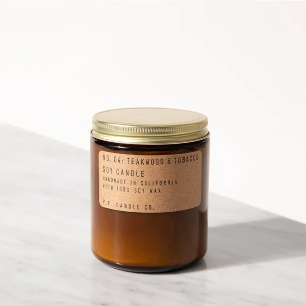 7.2floz. Standard Soy Candle Teakwood & Tabacco