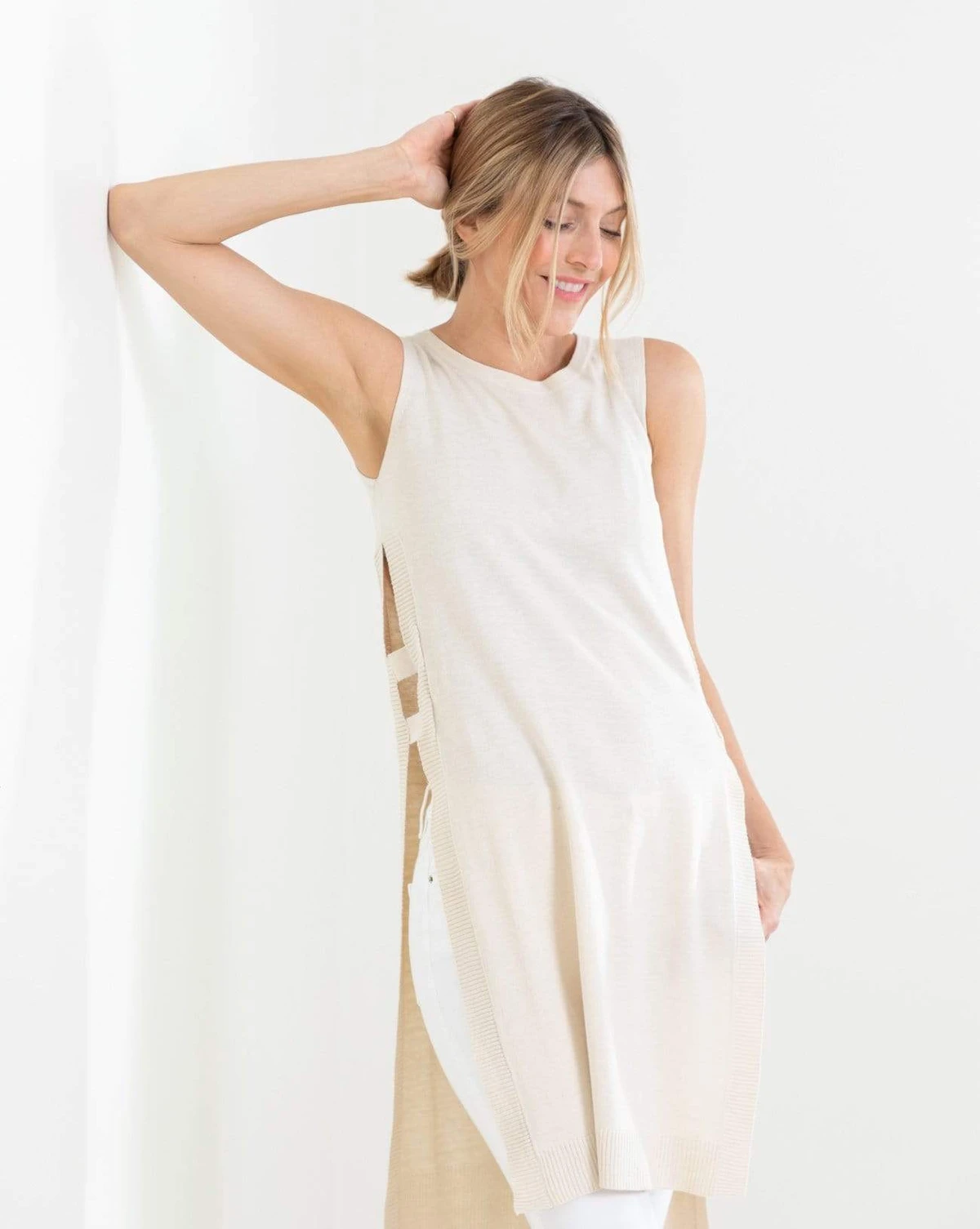 Anywear Light Crew Open Tunic