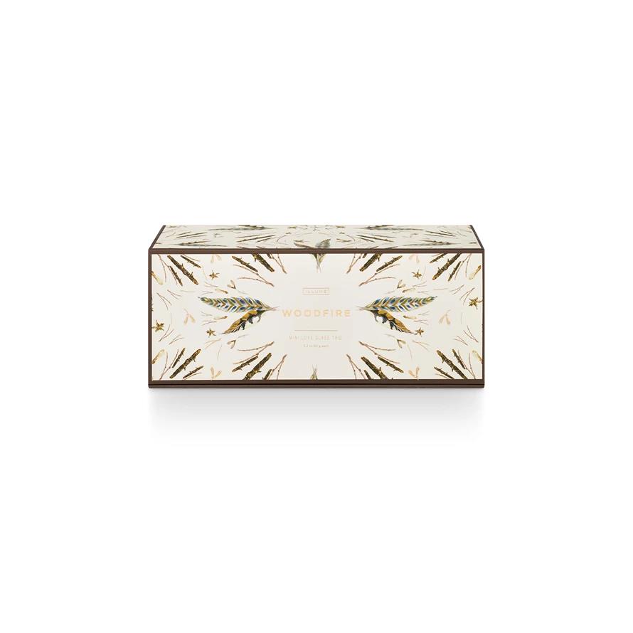 Woodfire Mini Luxe Candle Set