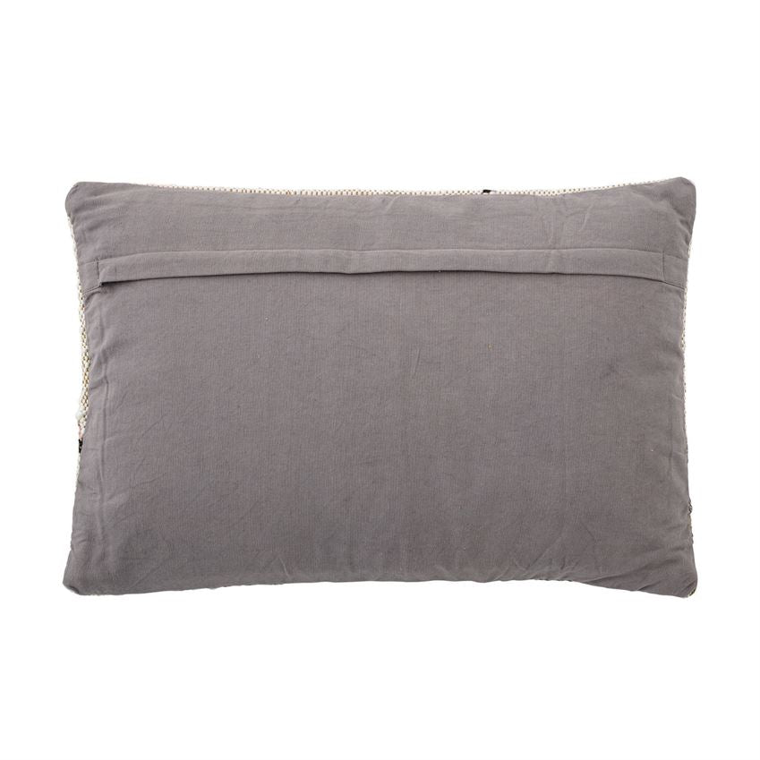 Woven Cotton Lumbar Pillow