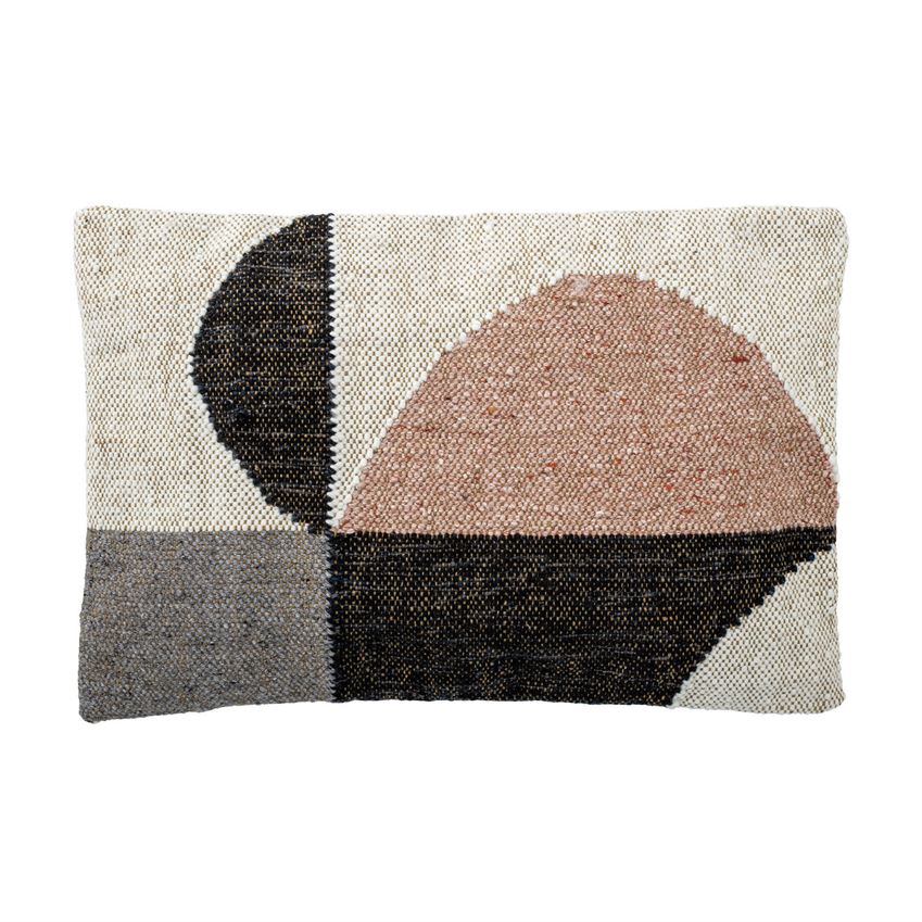 Woven Cotton Lumbar Pillow