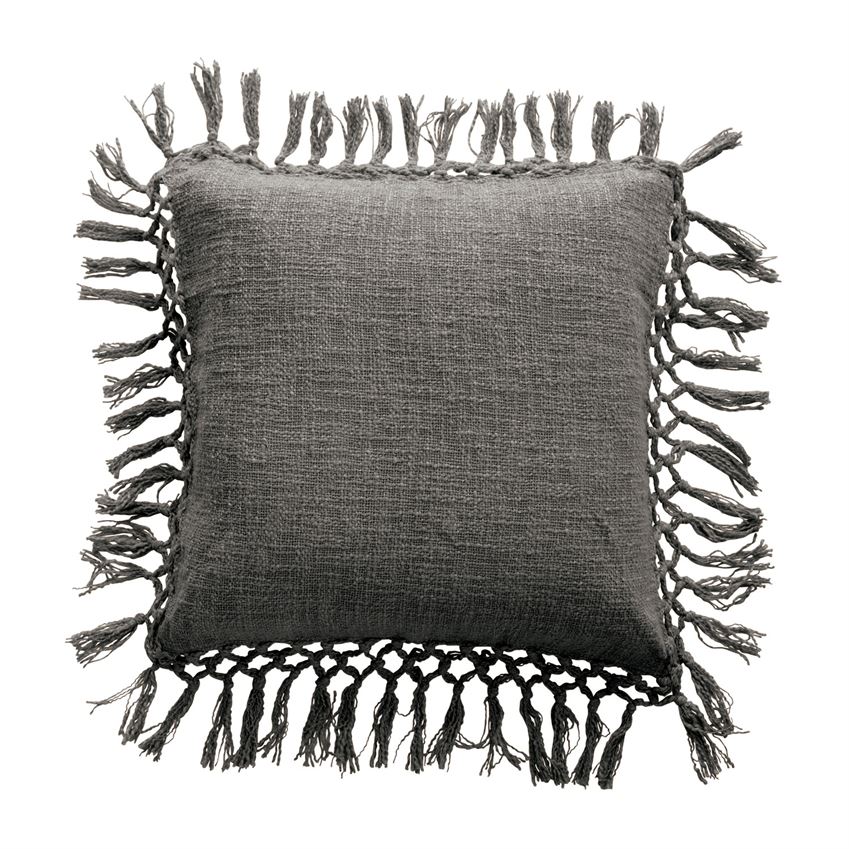 20" Square Cotton Slub Pillow