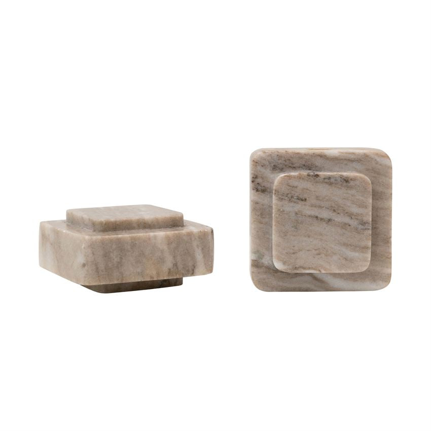 Marble Bookends, s/2