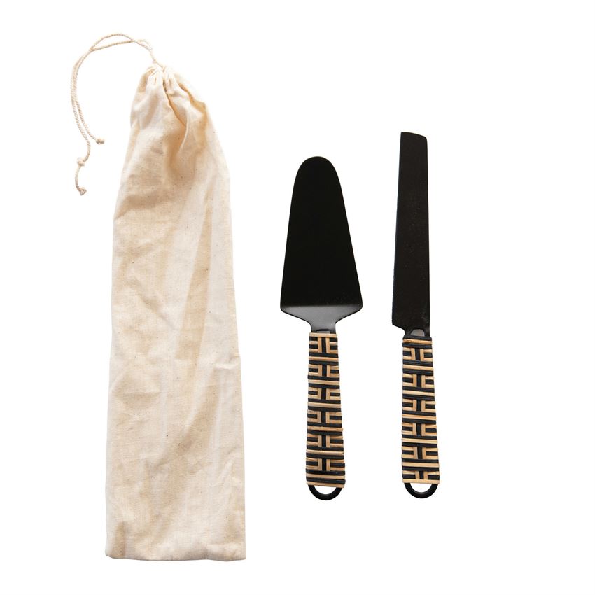 Stainless Steel Cake Servers in bag S/2