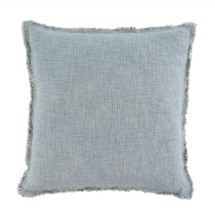 Selena Linen Pillow - Duck Egg
