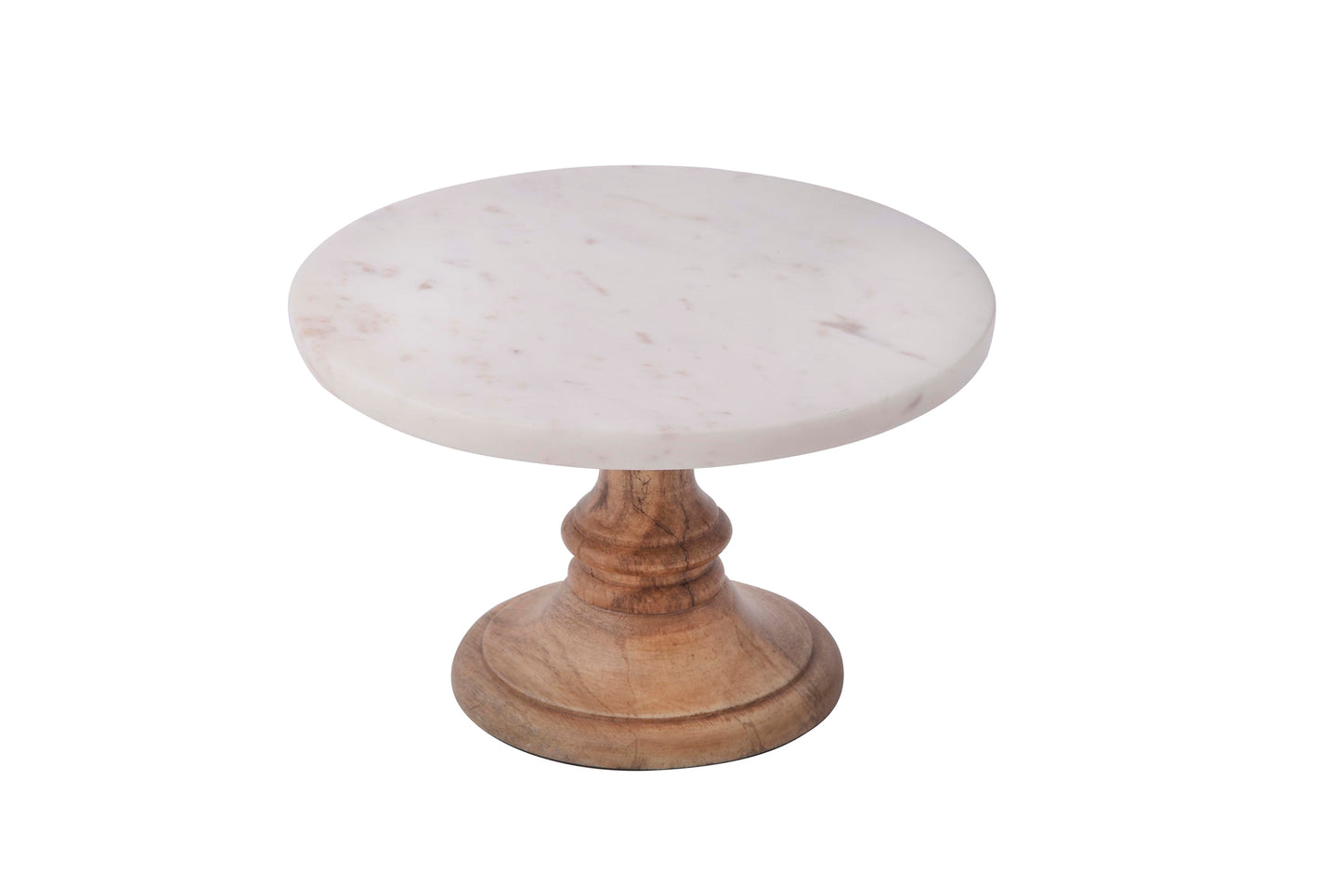 Small Marble Plate on Mango Stand