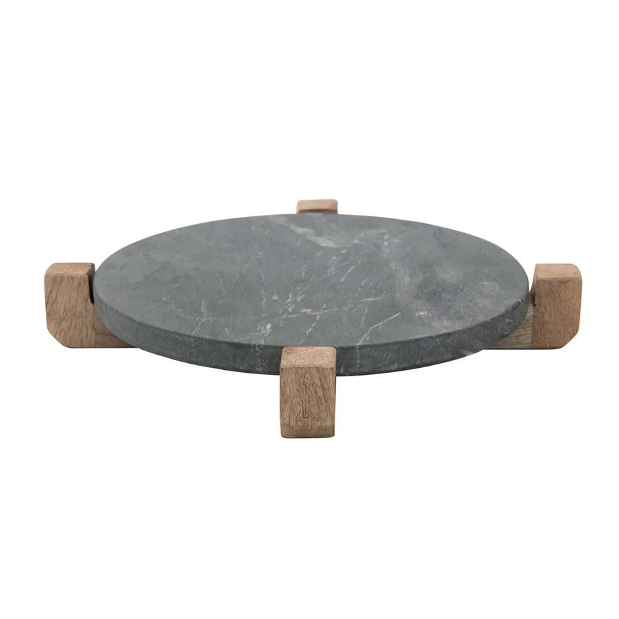 Marble Serving Board w/ Stand
