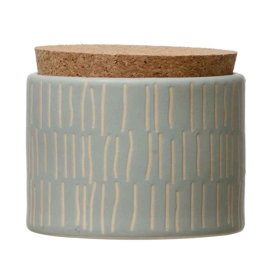 3.75" Round Stoneware Canister
