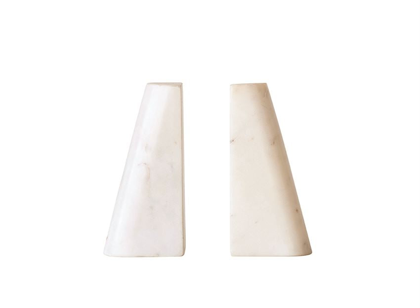 Marble Bookends, Set of 2