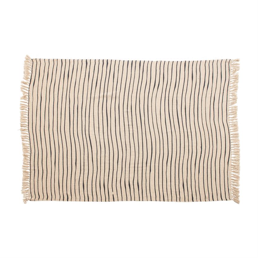 Woven Recycled Cotton Throw Blanket