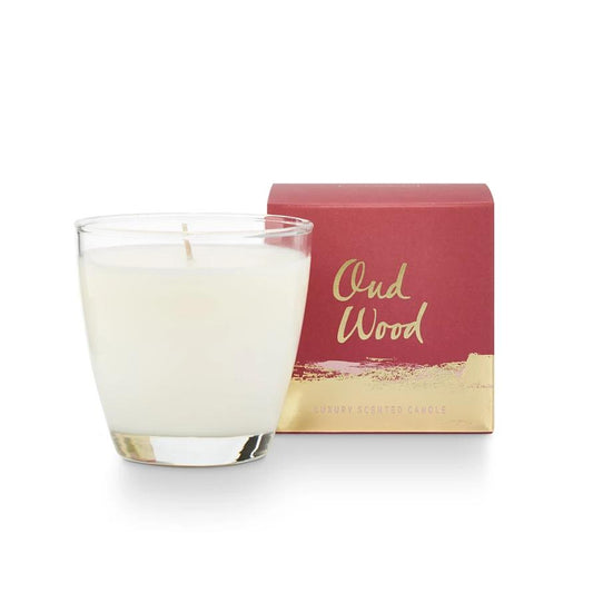 Oud Wood Demi Boxed Glass Candle